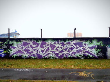 Graffiti Wall in Saint Petersburg - Photo by GHO5T (2014)