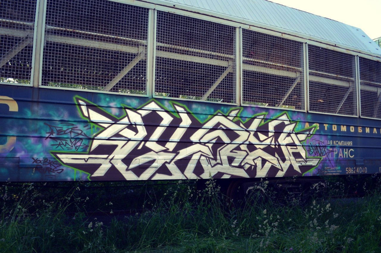 Graffiti Train in Округ Парнас - Photo by GHO5T - Ghost (2015)