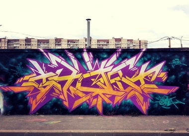 Graffiti Wall in Муниципальный Округ Коломяги - Photo by GHO5T (2015)