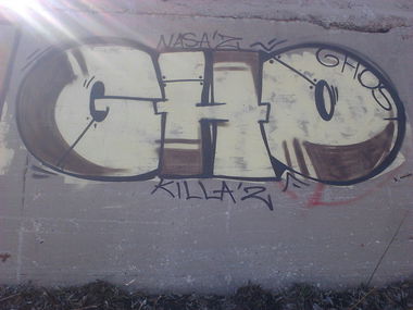 Graffiti Bombing - Photo by GHOSTREVERT