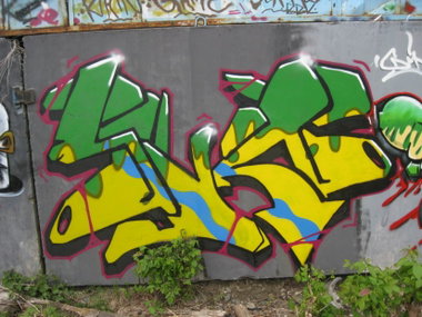 Graffiti Wall in Lutsk - Photo by GINONE - GI-N (2011)