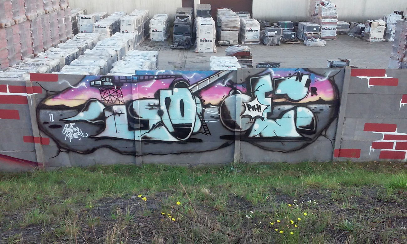 Graffiti Wall in Rybnik - Photo by GNIEw (2017)