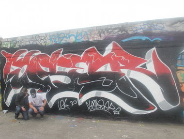 Graffiti Wall - Photo by GODSER - godser, piece, ugk (2012)