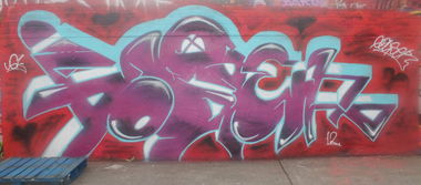 Graffiti Wall - Photo by GODSER - godser, piece, ugk (2012)