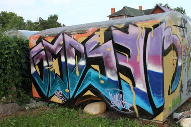 Graffiti Wall - Photo by GODSER - godser, piece, shed (2013)