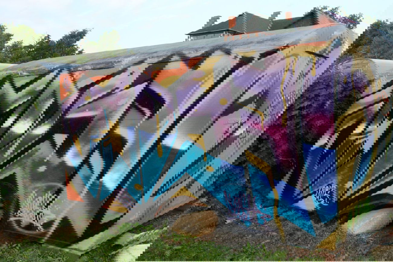 Graffiti Wall - Photo by GODSER - godser, piece, shed (2013)