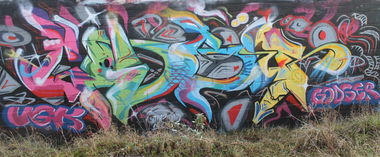 Graffiti Wall - Photo by GODSER - godser, ugk, piece (2013)