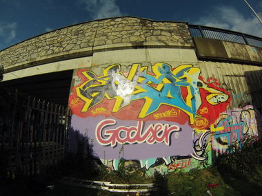 Graffiti Wall - Photo by GODSER - godser, ugk, piece (2013)