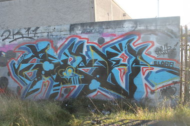 Graffiti Wall - Photo by GODSER - godser, elora, piece (2013)