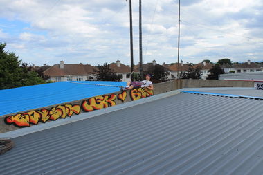 Graffiti Bombing in Antarctica - Photo by GODSER - godser, throwup, ben (2013)