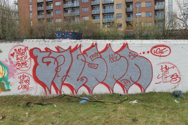 Graffiti Bombing - Photo by GODSER