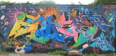 Graffiti Wall - Photo by GODSER - GODSER, UGK, FATTITS (2014)