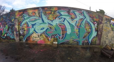 Graffiti Wall - Photo by GODSER - godser, piece, 2014 (2014)