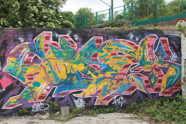 Graffiti Wall - Photo by GODSER - godser, ugk (2015)