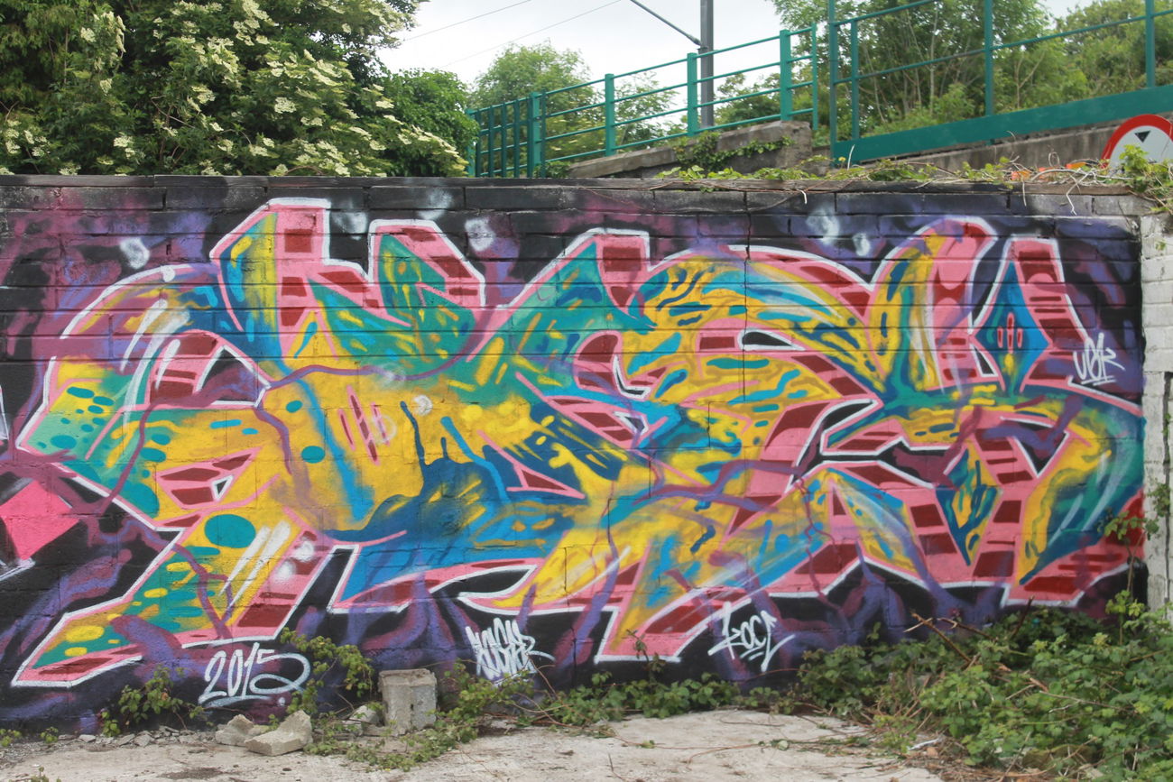 Graffiti Wall - Photo by GODSER - godser, ugk (2015)