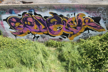 Graffiti Wall - Photo by GODSER - godser, piece, ugk (2015)