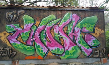 Graffiti Wall - Photo by GSBCrew - choah, gsb