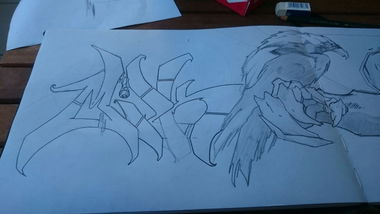 Graffiti Sketch - Photo by GSBCrew - il-cuore, gsb