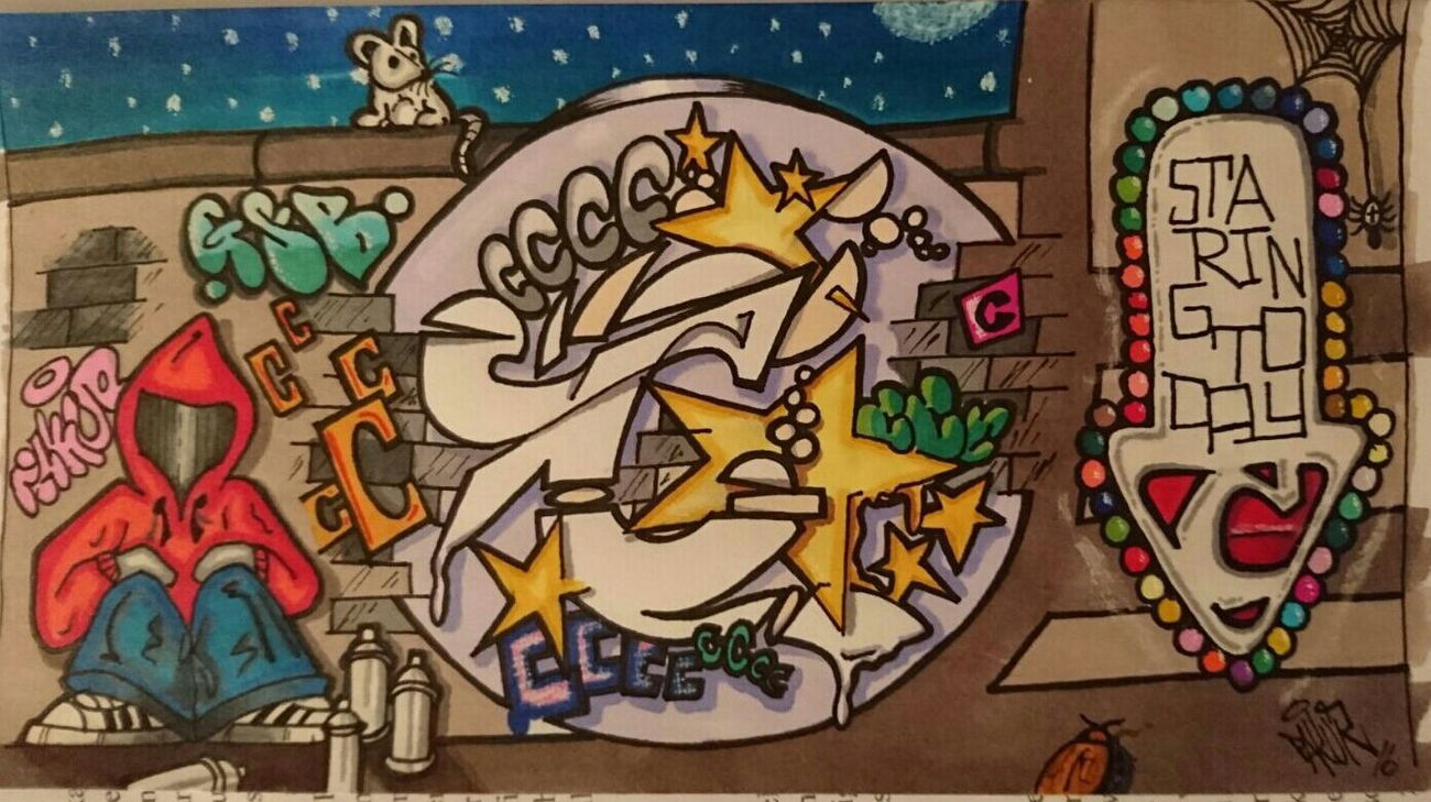 Graffiti Sketch - Photo by GSBCrew - Pakur, Singleletter, gsb