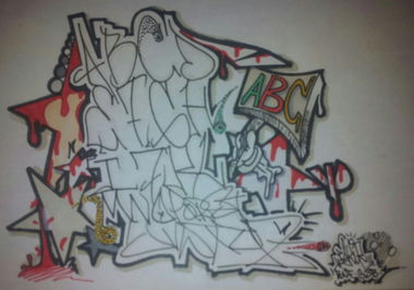 Graffiti Sketch - Photo by GSBCrew - pakur, gsb