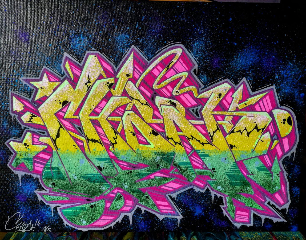 Graffiti Wall - Photo by GSBCrew - choah, gsb