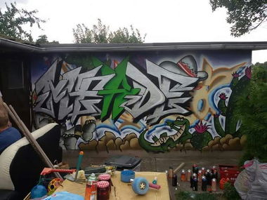 Graffiti Wall - Photo by GSBCrew - asek, gsb
