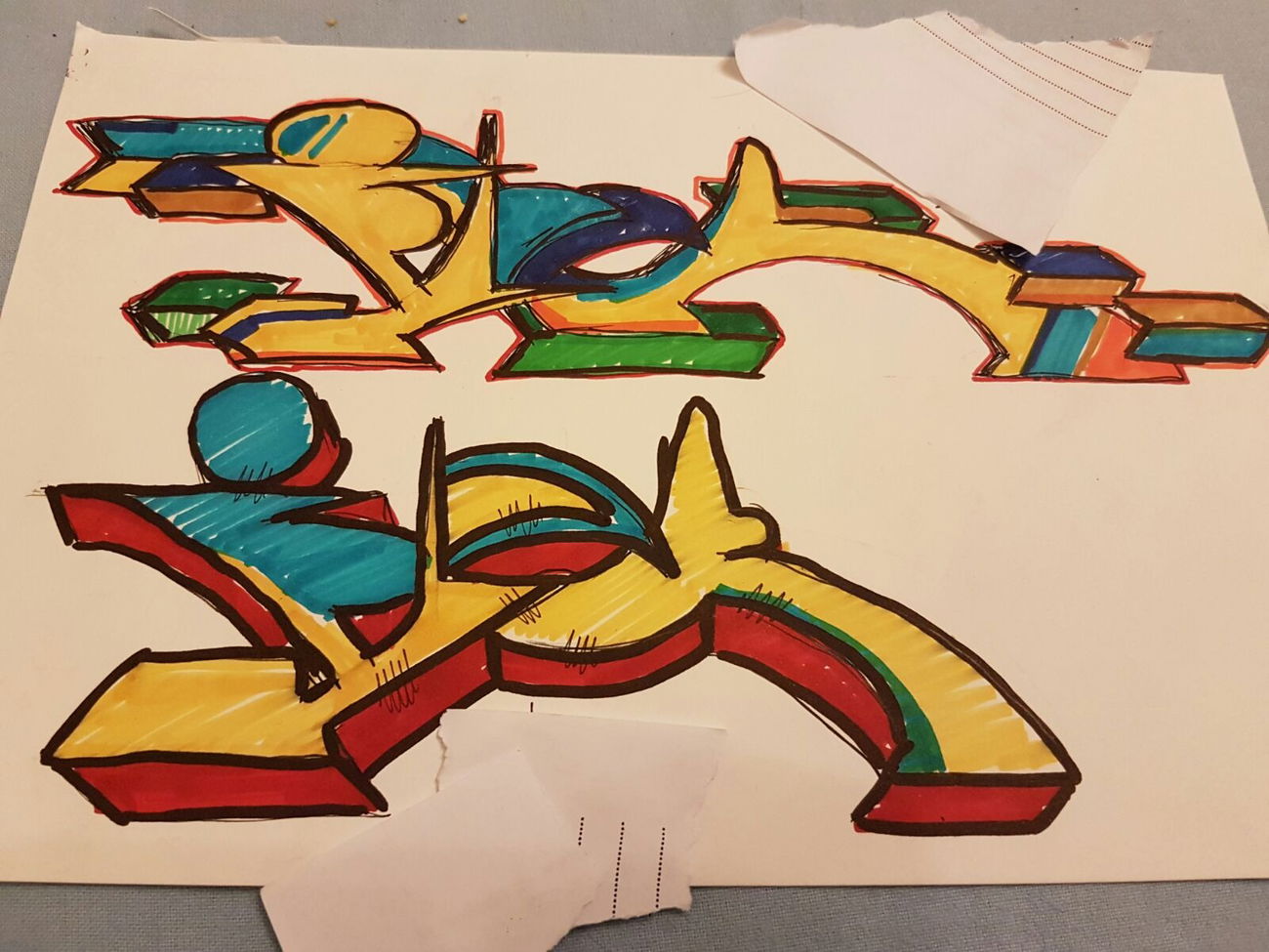 Graffiti Sketch - Photo by GSBCrew - sager, gsb