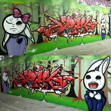 Graffiti Wall - Photo by GSBCrew - oreo, gsb