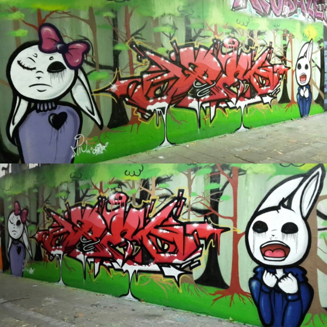 Graffiti Wall - Photo by GSBCrew - oreo, gsb