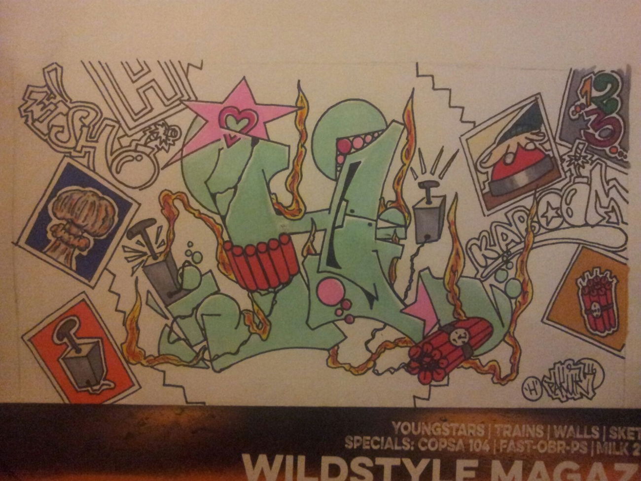 Graffiti Sketch - Photo by GSBCrew - Pakur, Singleletter, gsb