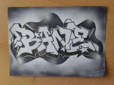 Graffiti Sketch - Photo by GSBCrew - bane, gsb