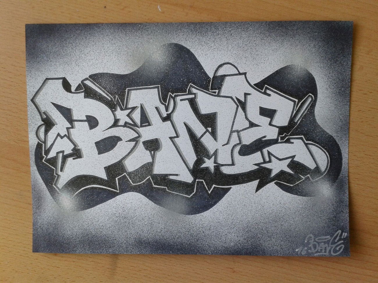 Graffiti Sketch - Photo by GSBCrew - bane, gsb