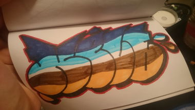 Graffiti Sketch - Photo by GSBCrew - held, gsb