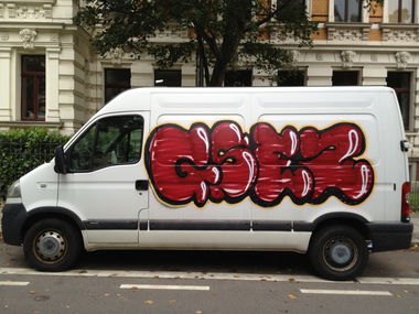 Graffiti Bombing in Leipzig - Photo by GSela - gsez, srz, leipzig (2014)