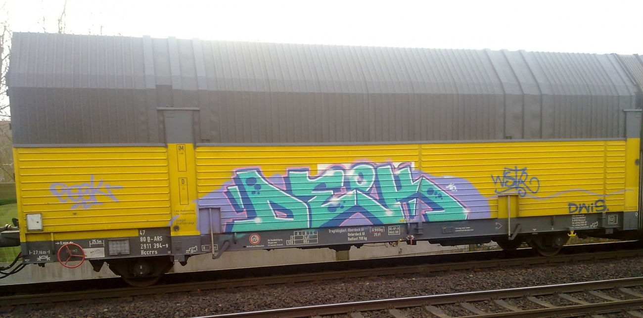 Graffiti Train - Photo by GUETERSLOW