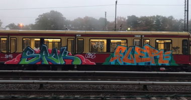 Graffiti Train - Photo by GUETERSLOW - spok, fler (2017)