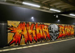 Graffiti Train - Photo by GUETERSLOW