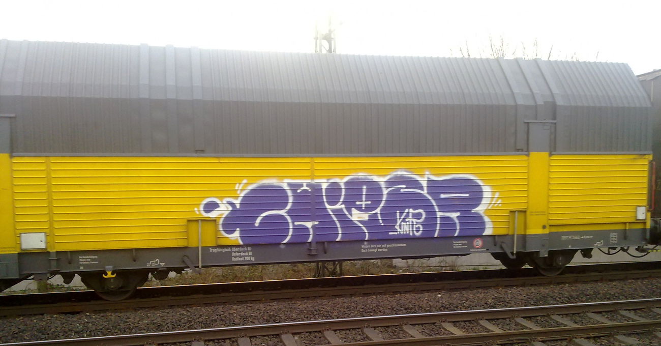 Graffiti Train - Photo by GUETERSLOW