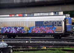 Graffiti Train - Photo by GUETERSLOW