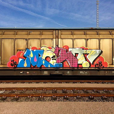Graffiti Train - Photo by GUETERSLOW - jbcb (2016)