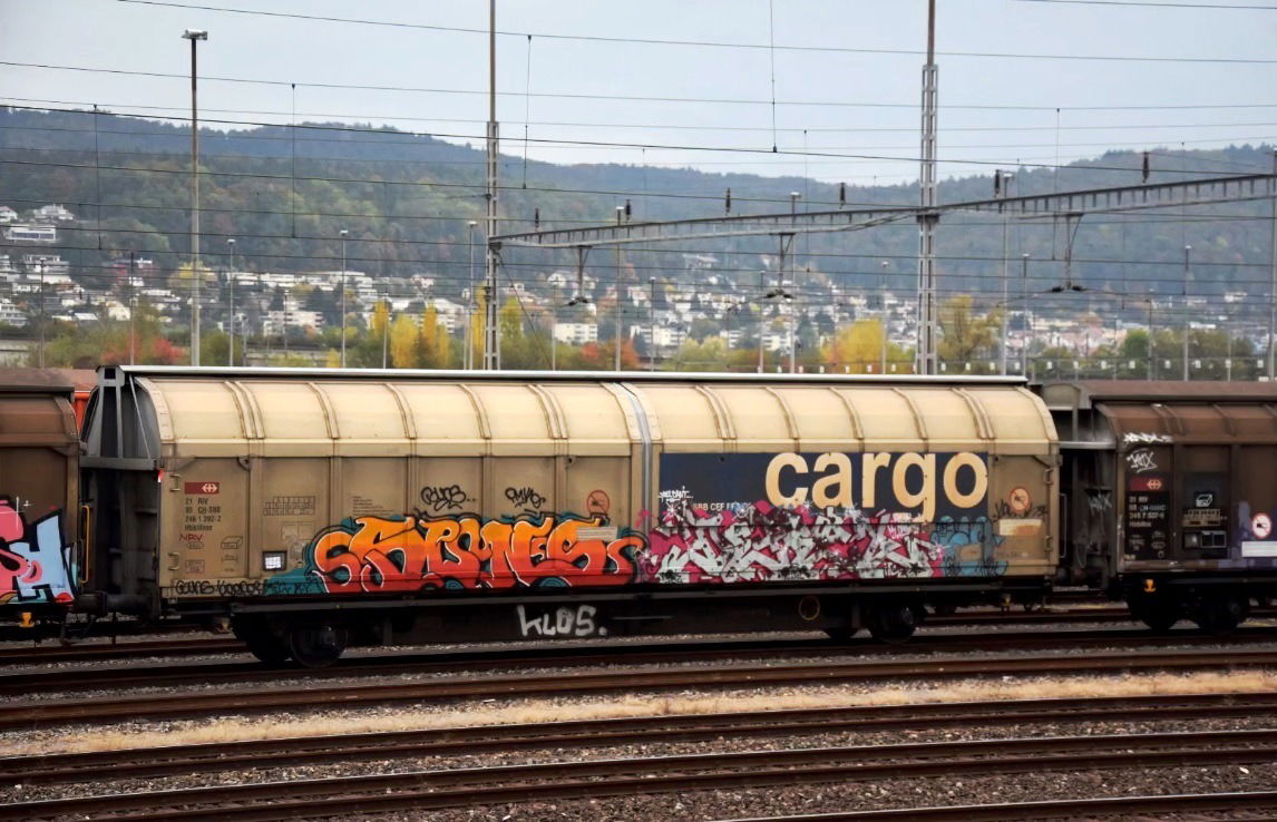 Graffiti Train - Photo by GUETERSLOW