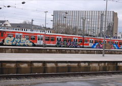 Graffiti Train - Photo by GUETERSLOW - geier