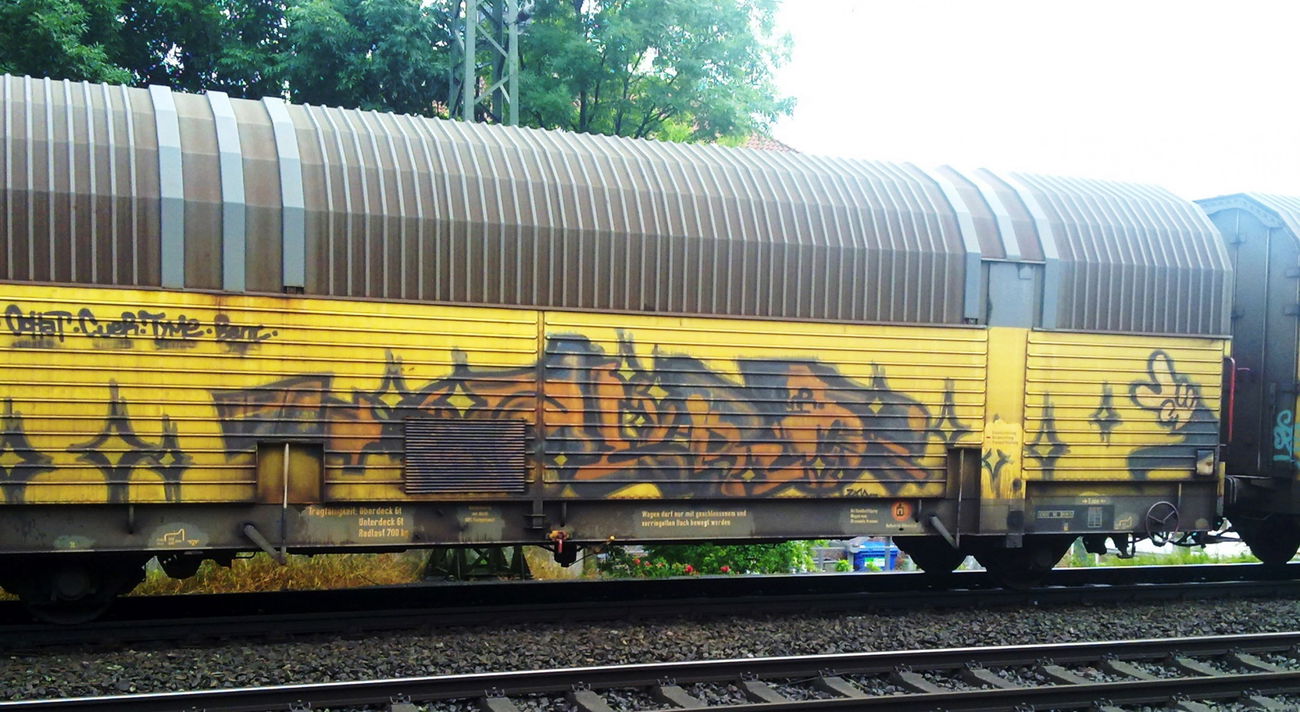 Graffiti Train - Photo by GUETERSLOW
