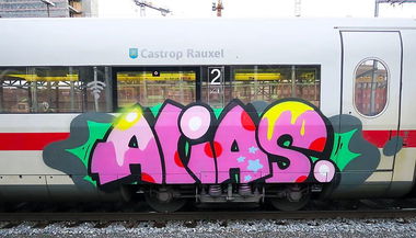 Graffiti Train - Photo by GUETERSLOW - alias