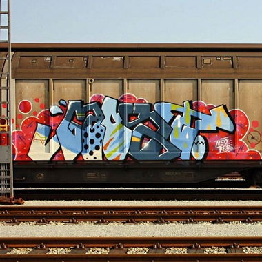 Graffiti Train - Photo by GUETERSLOW - jbcb (2016)