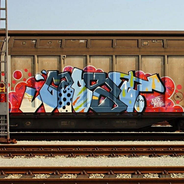 Graffiti Train - Photo by GUETERSLOW - jbcb (2016)