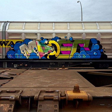Graffiti Train - Photo by GUETERSLOW - jbcb (2016)
