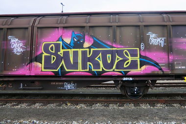 Graffiti Train - Photo by GUETERSLOW