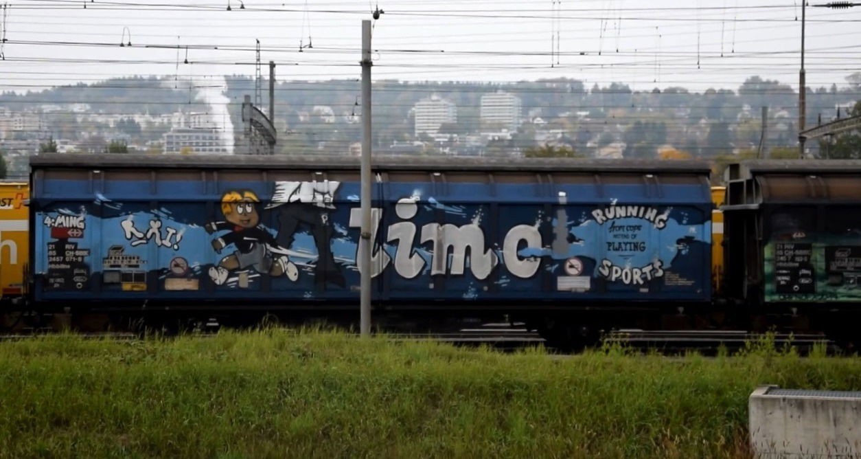 Graffiti Train - Photo by GUETERSLOW