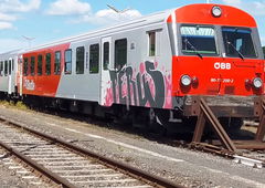 Graffiti Train - Photo by GUETERSLOW